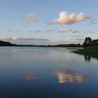 Abendsonne am großen Segeberger See.