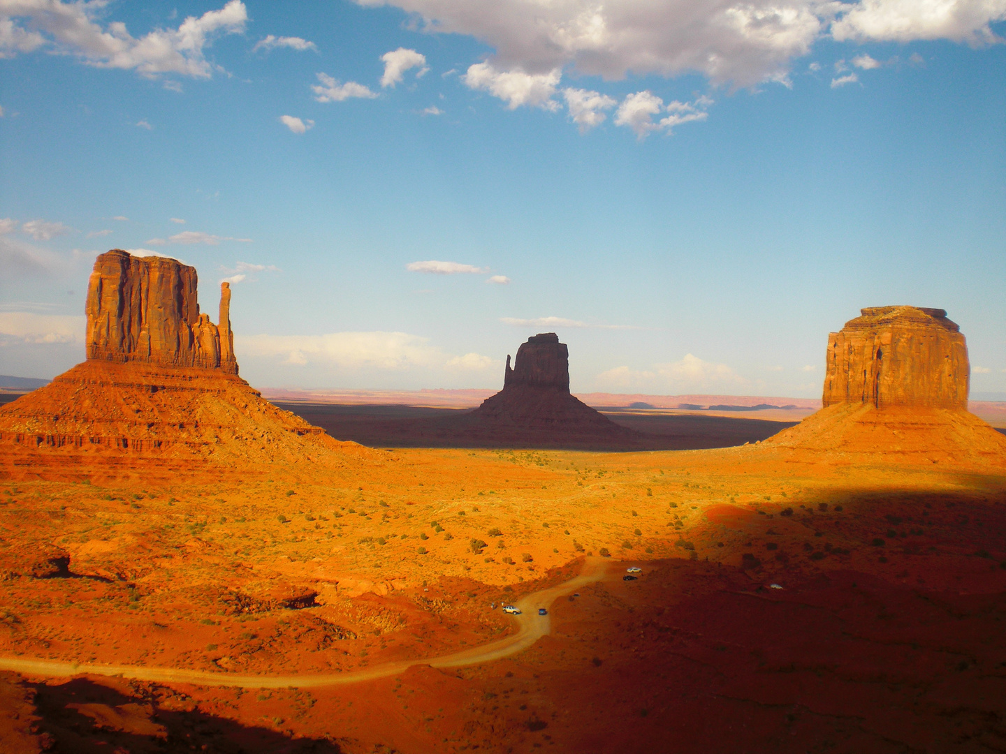 Abendsonne am Monument Valley