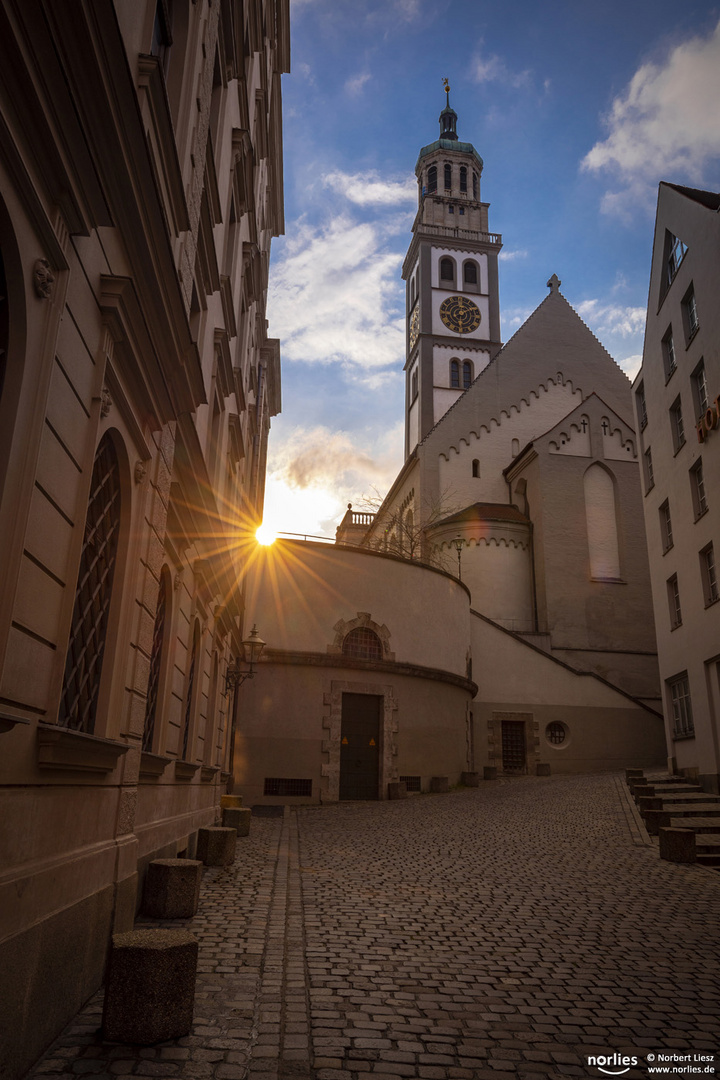 Abendsonne am Perlachturm