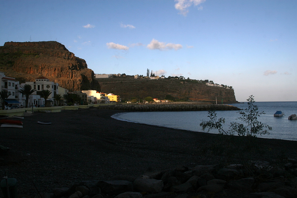 Abendsonne am Playa de Santiago