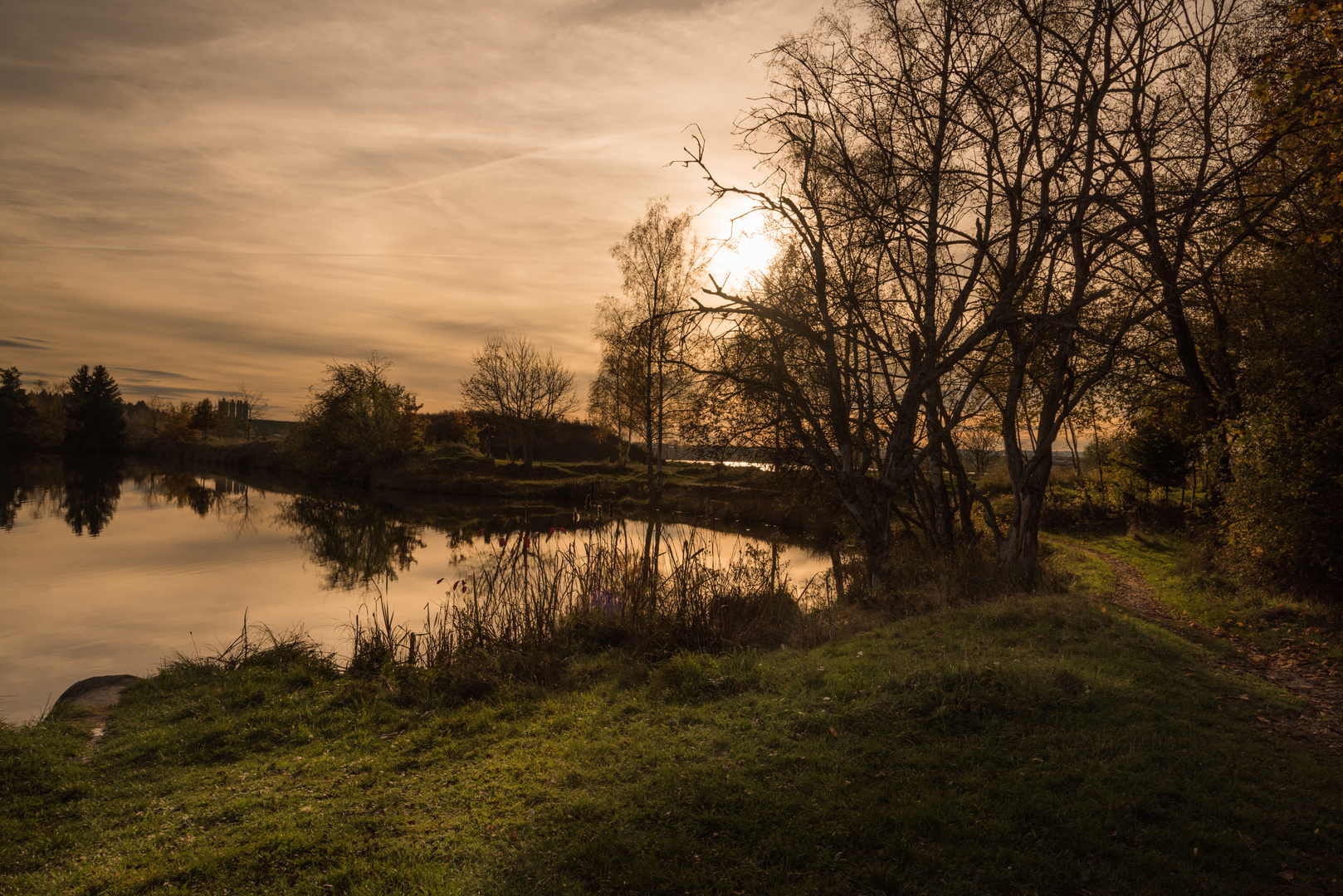 Abendsonne am Riedsee