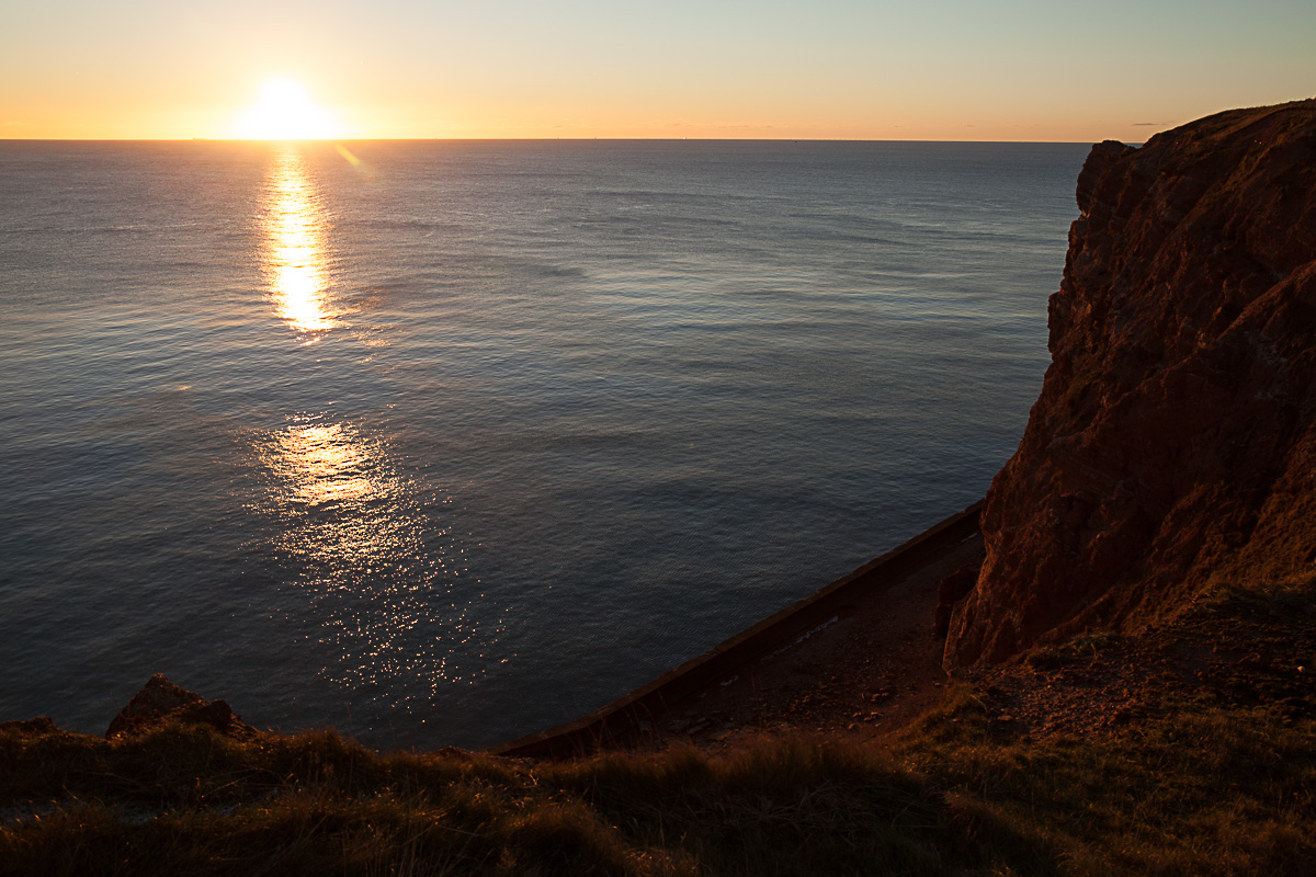 Abendsonne am Roten Felsen