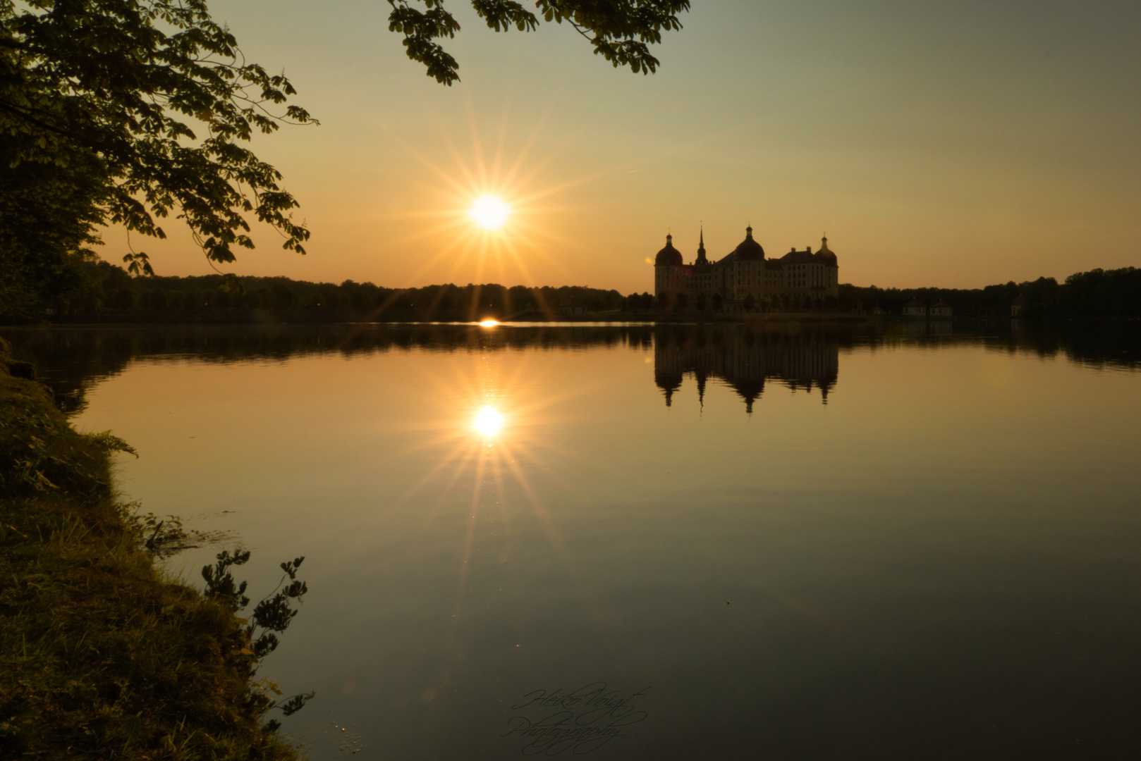 Abendsonne am Schloss Moritzburg