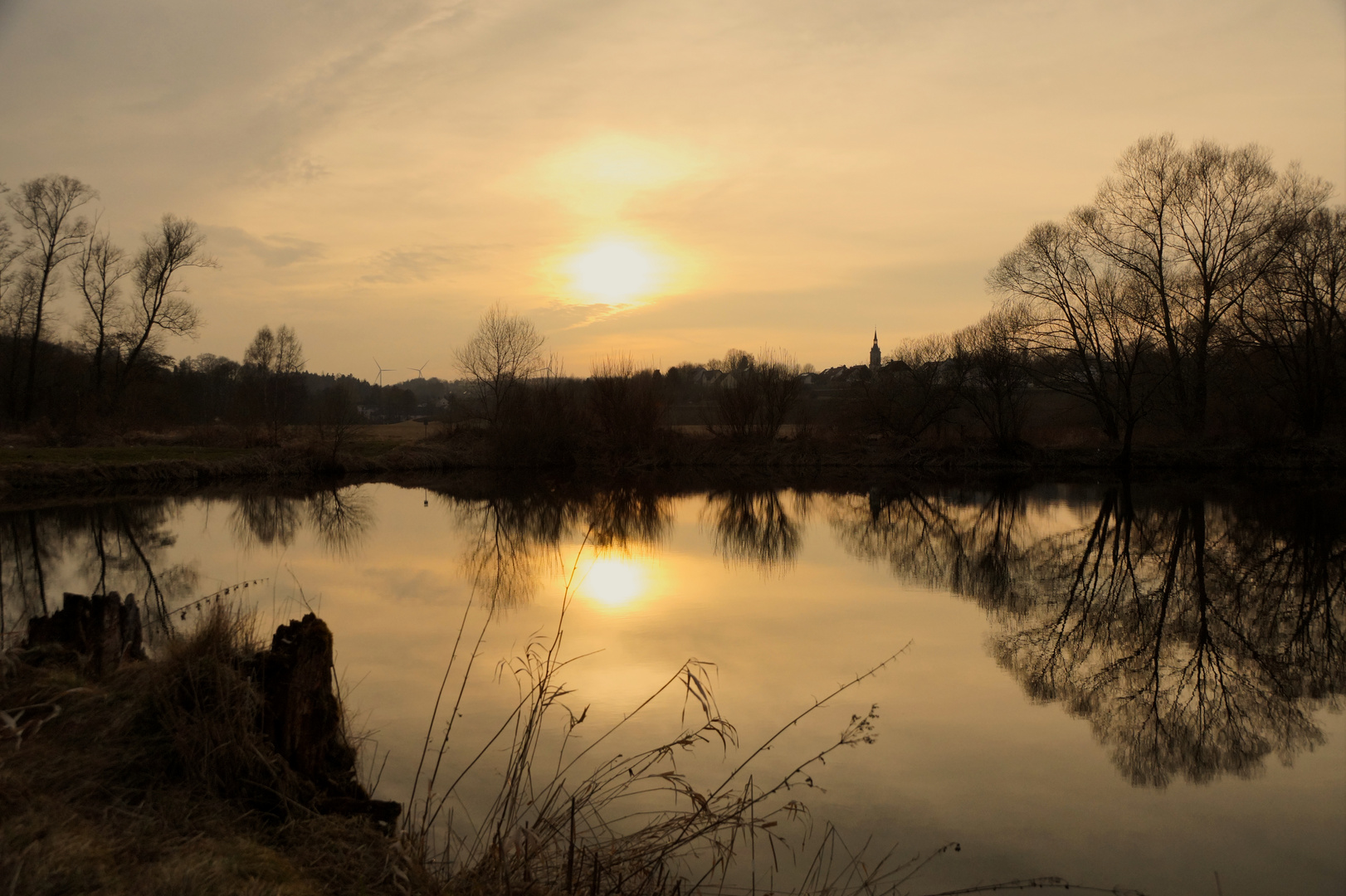 Abendsonne am See