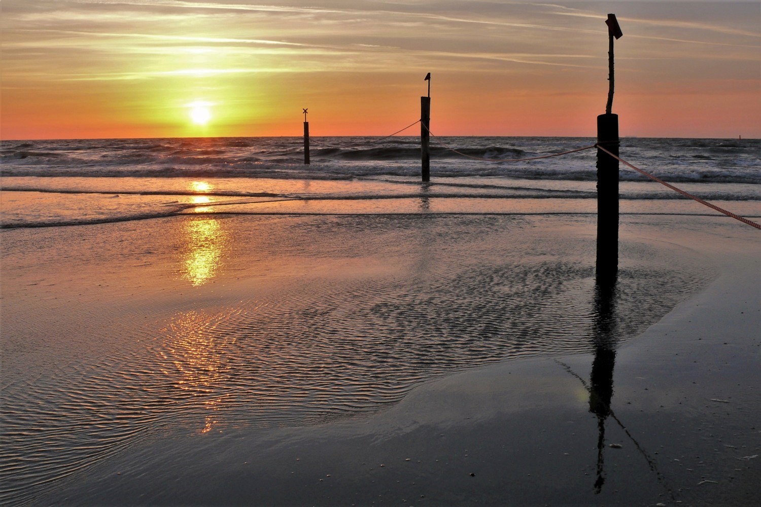 Abendsonne am Strand