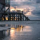 Abendsonne am Strand von Sankt Peter-Ording