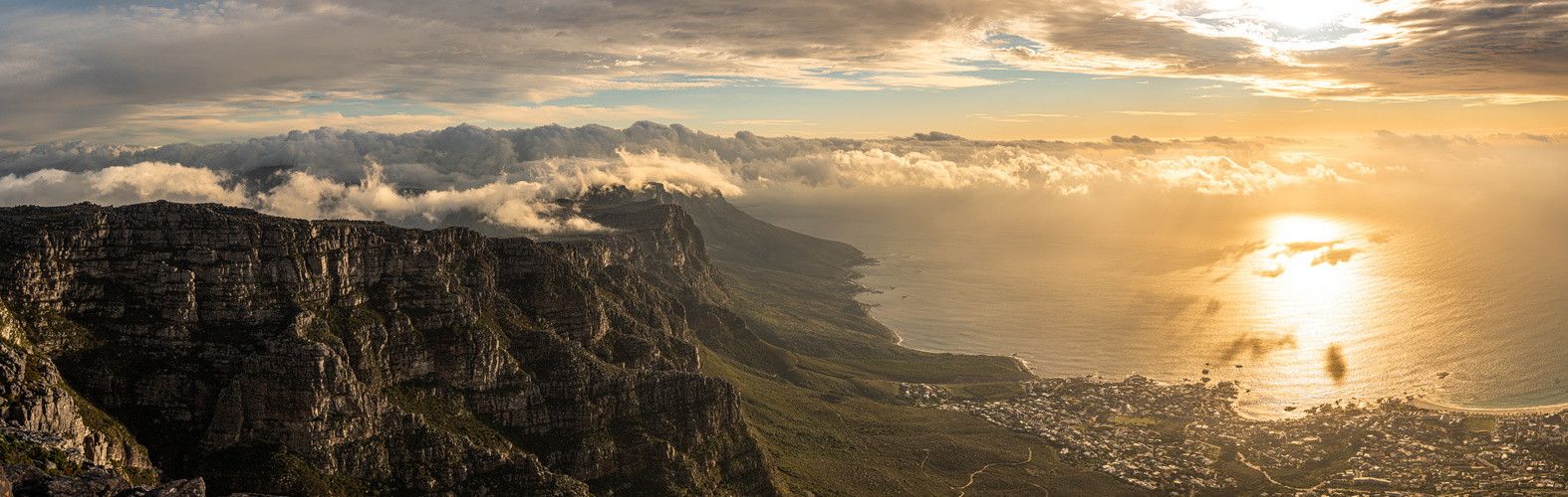 Abendsonne am Tafelberg