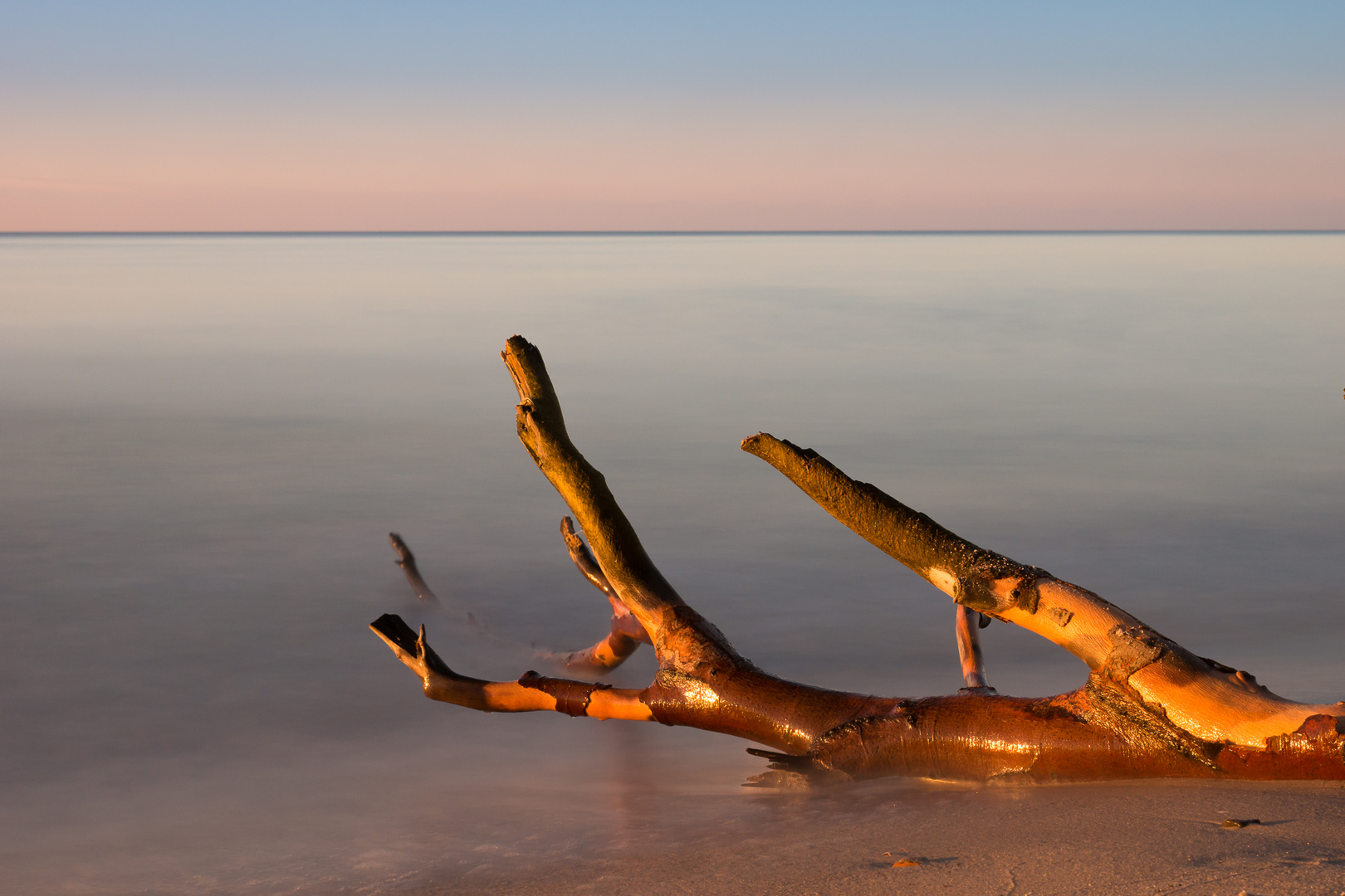 Abendsonne am Weststrand Darß im Herbst (1)