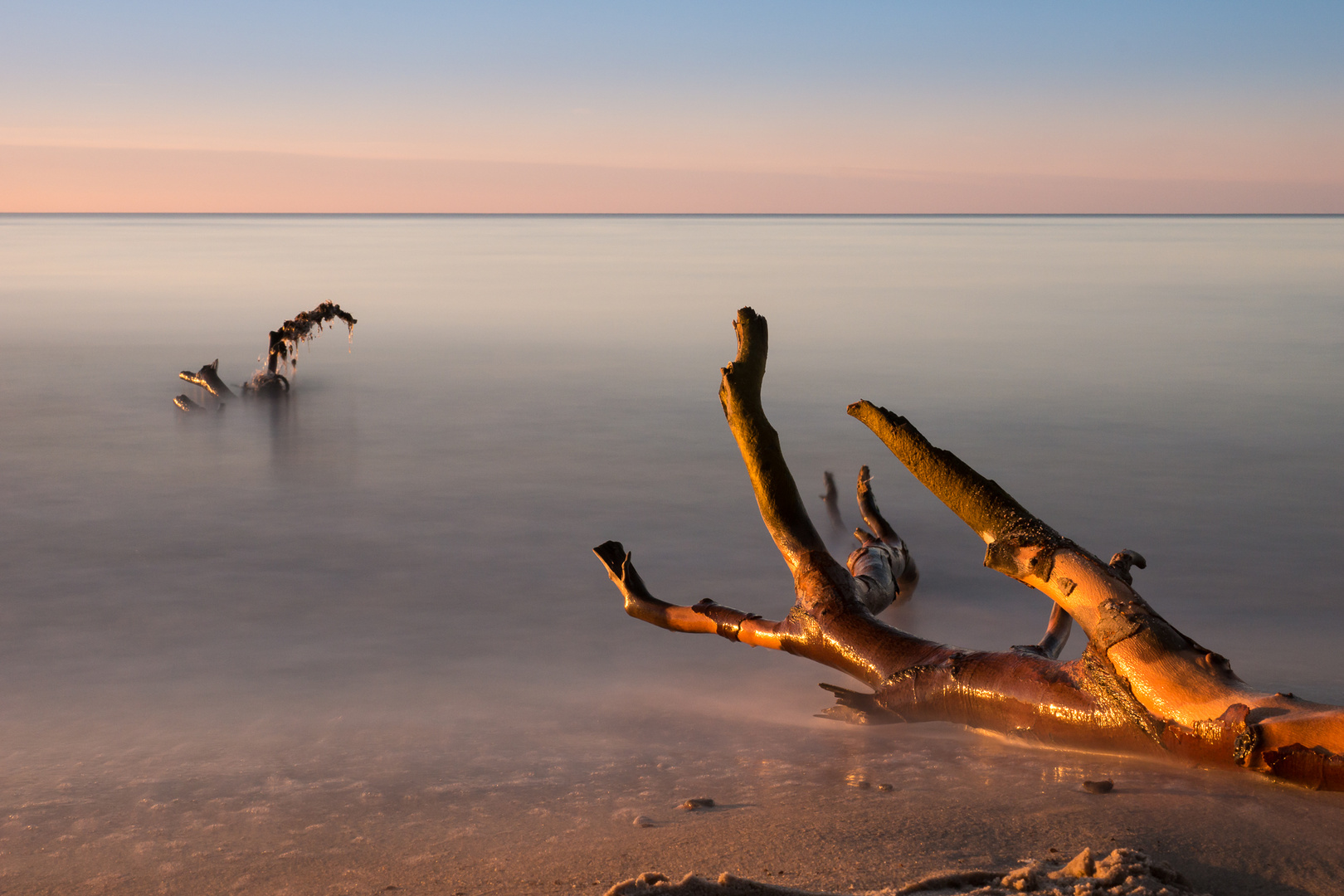 Abendsonne am Weststrand Darß im Herbst (2)