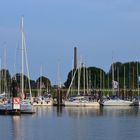 Abendsonne an der Elbe