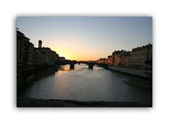 Abendsonne an der Ponte vecchia