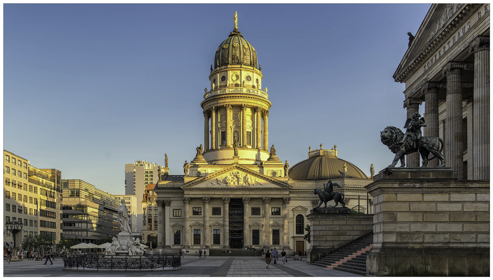 Abendsonne auf dem Gendarmenmarkt