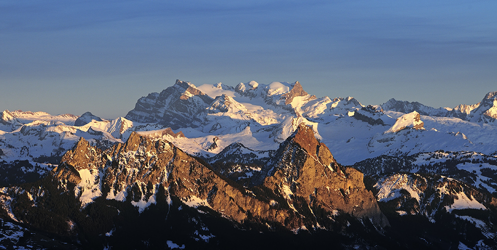 Abendsonne auf dem Gipfel