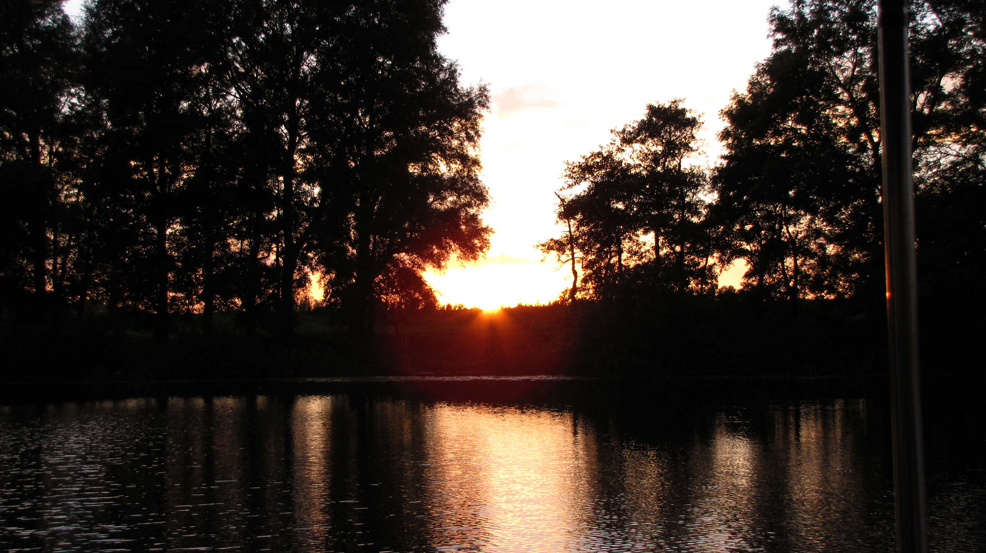 Abendsonne auf der Eider