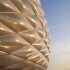 Abendsonne auf die Allianz Arena ...