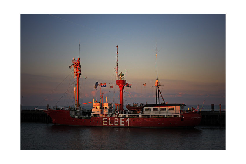 Abendsonne auf Elbe 1