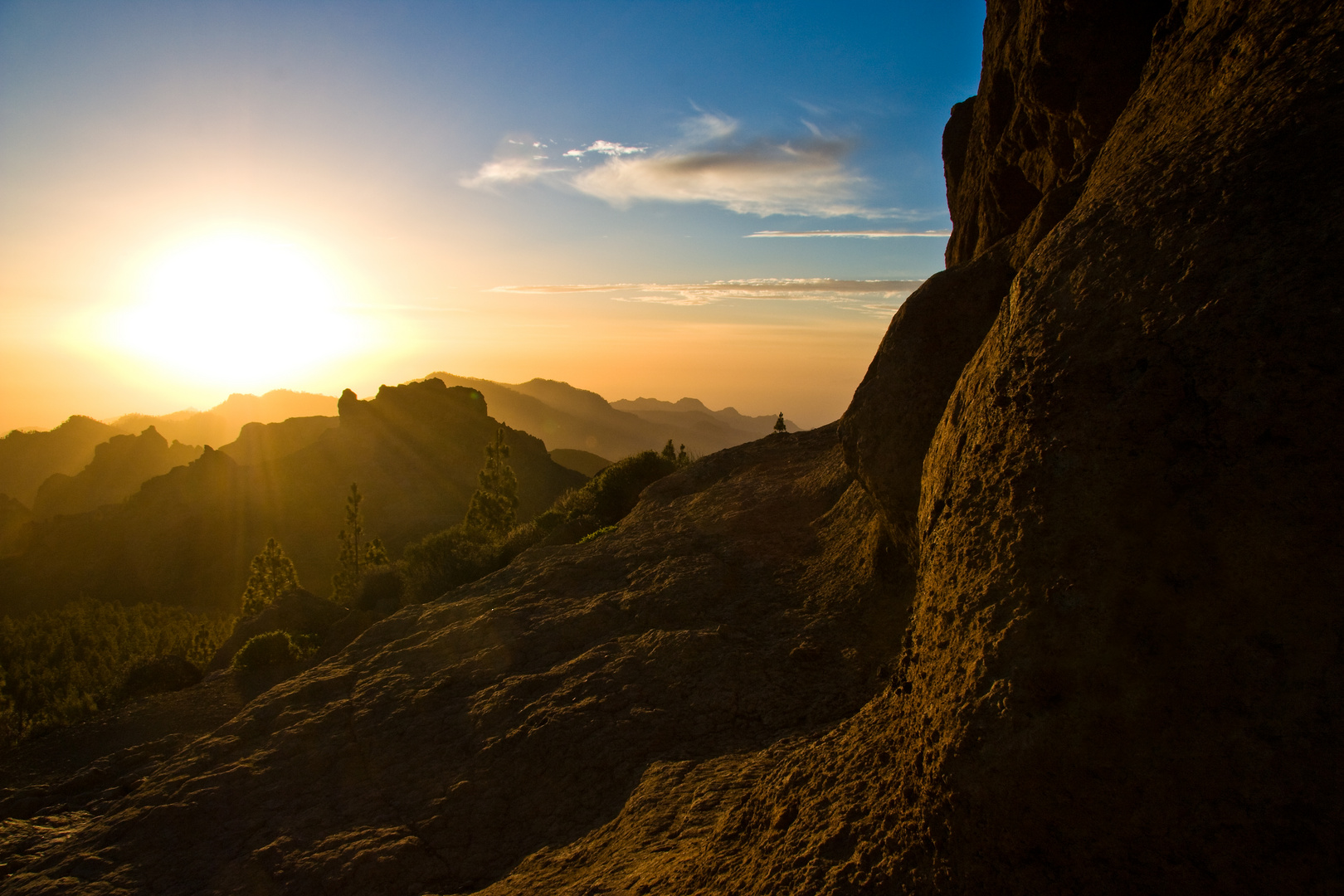 Abendsonne auf Gran Canaria