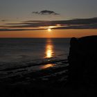 Abendsonne auf Helgoland