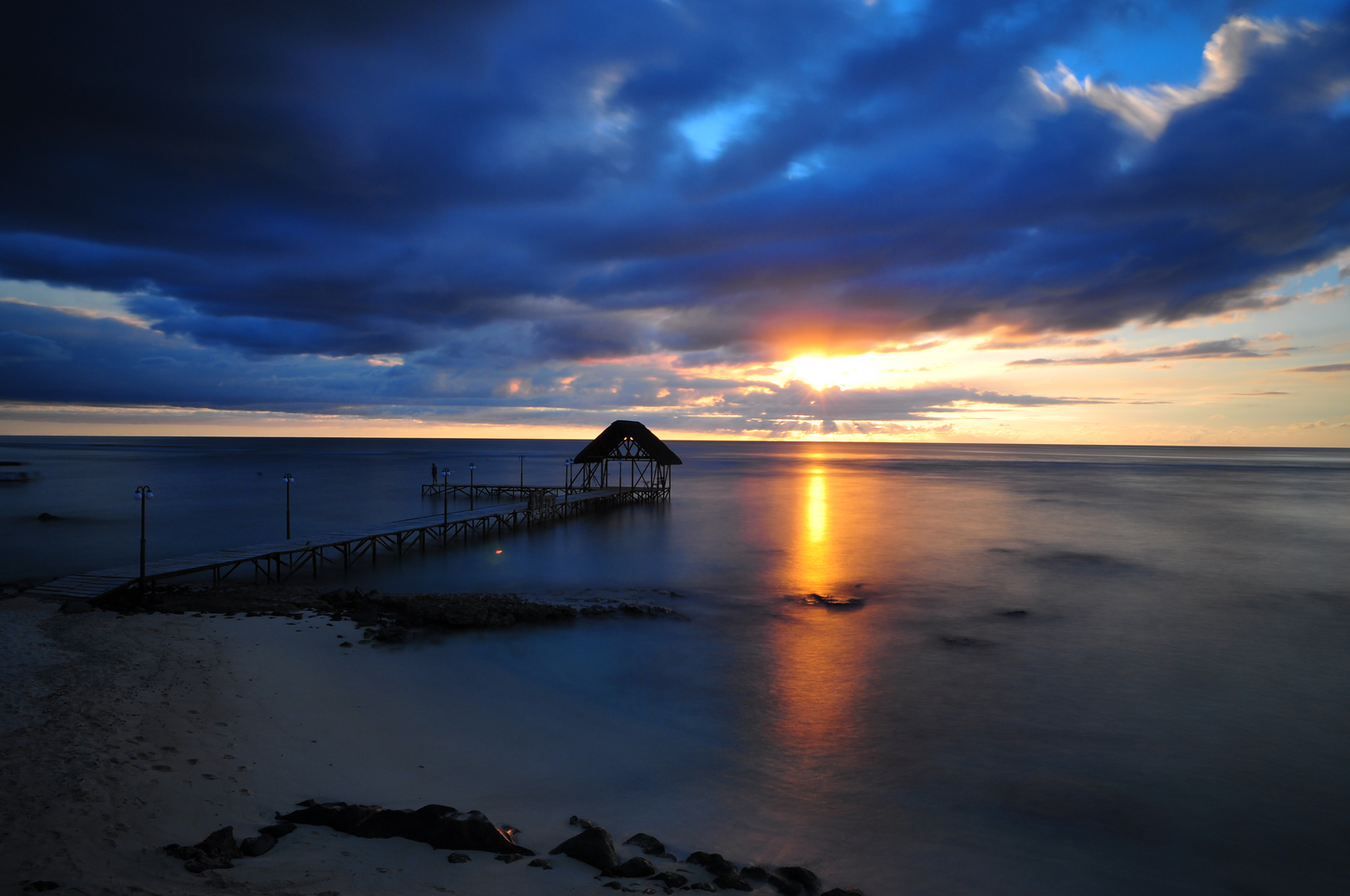 Abendsonne auf Mauritius