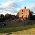 Abendsonne auf Norham Castle