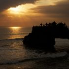 Abendsonne bei Tanah Lot