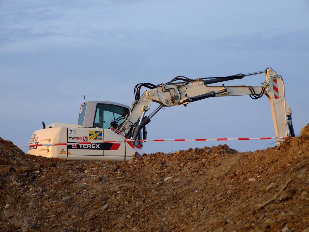 Abendsonne für die Technik