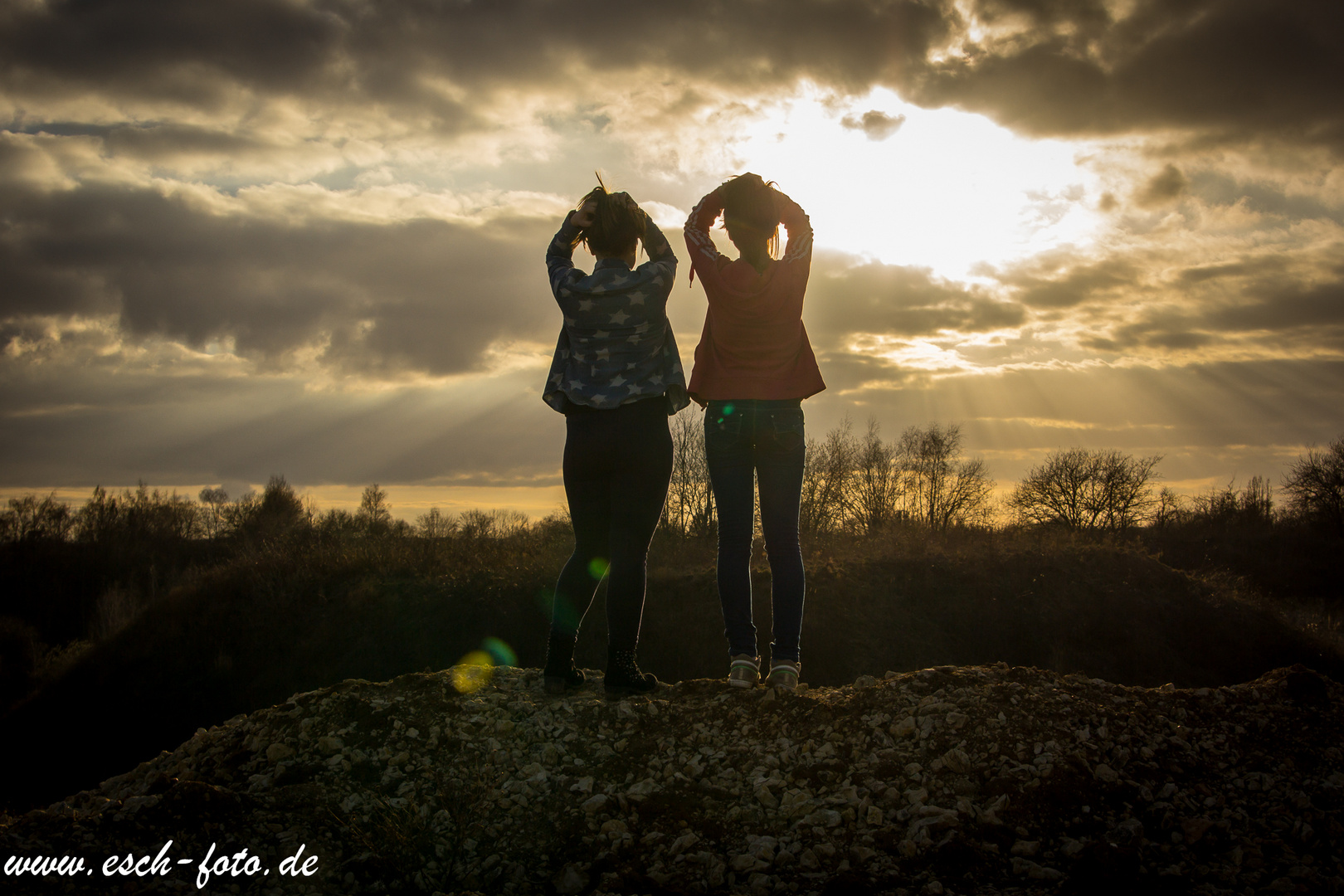 Abendsonne genießen mit Robin und Julia