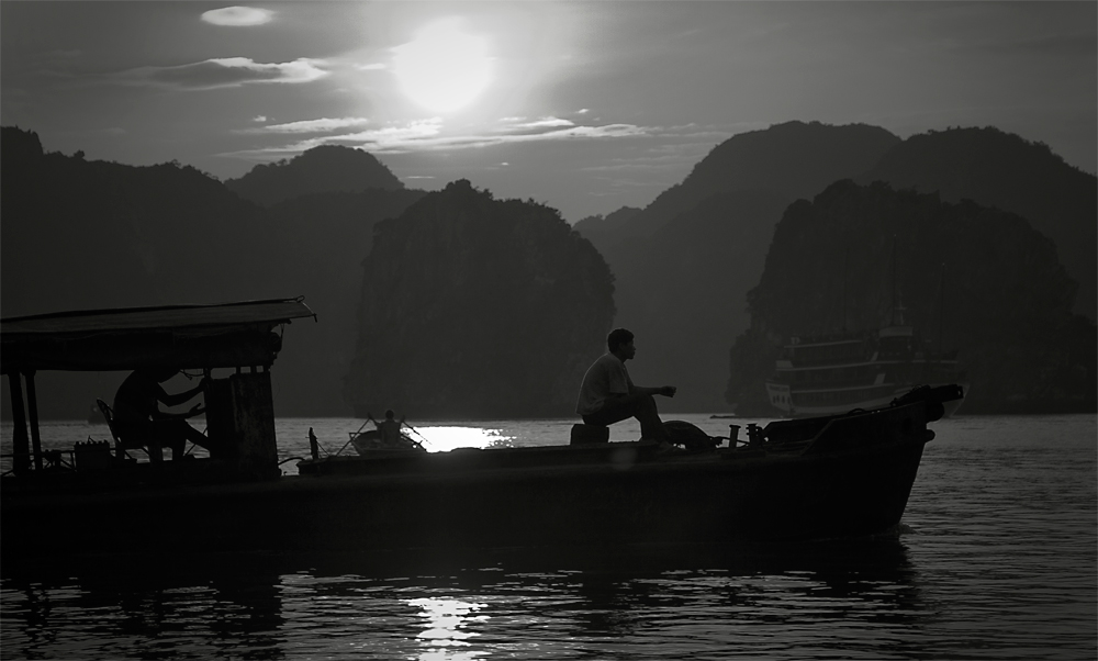 Abendsonne Halong Bay- Vietnam 2
