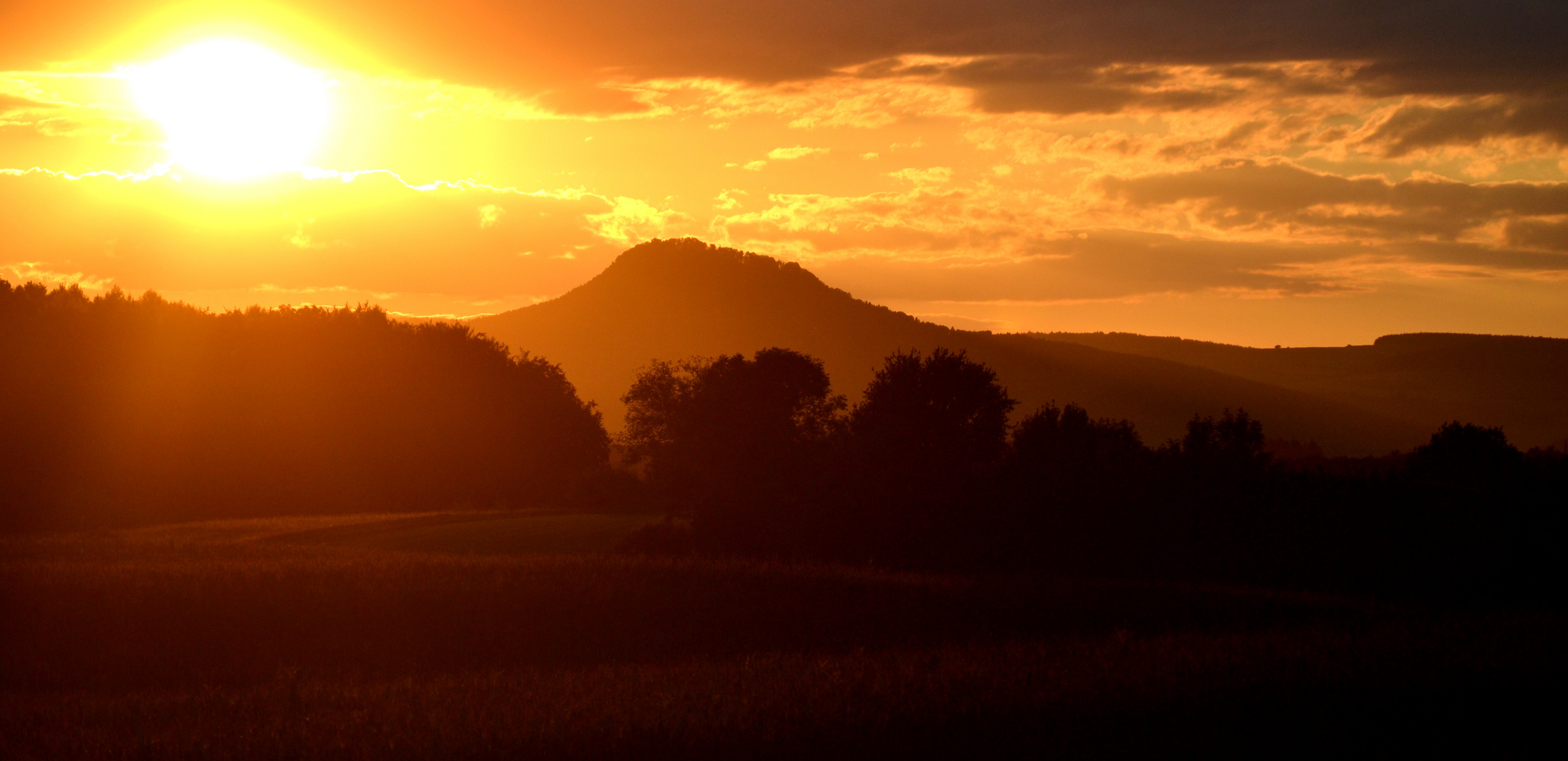 Abendsonne / Hegau