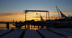 Abendsonne im Hafen