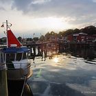 Abendsonne im Hafen von Eckernförde