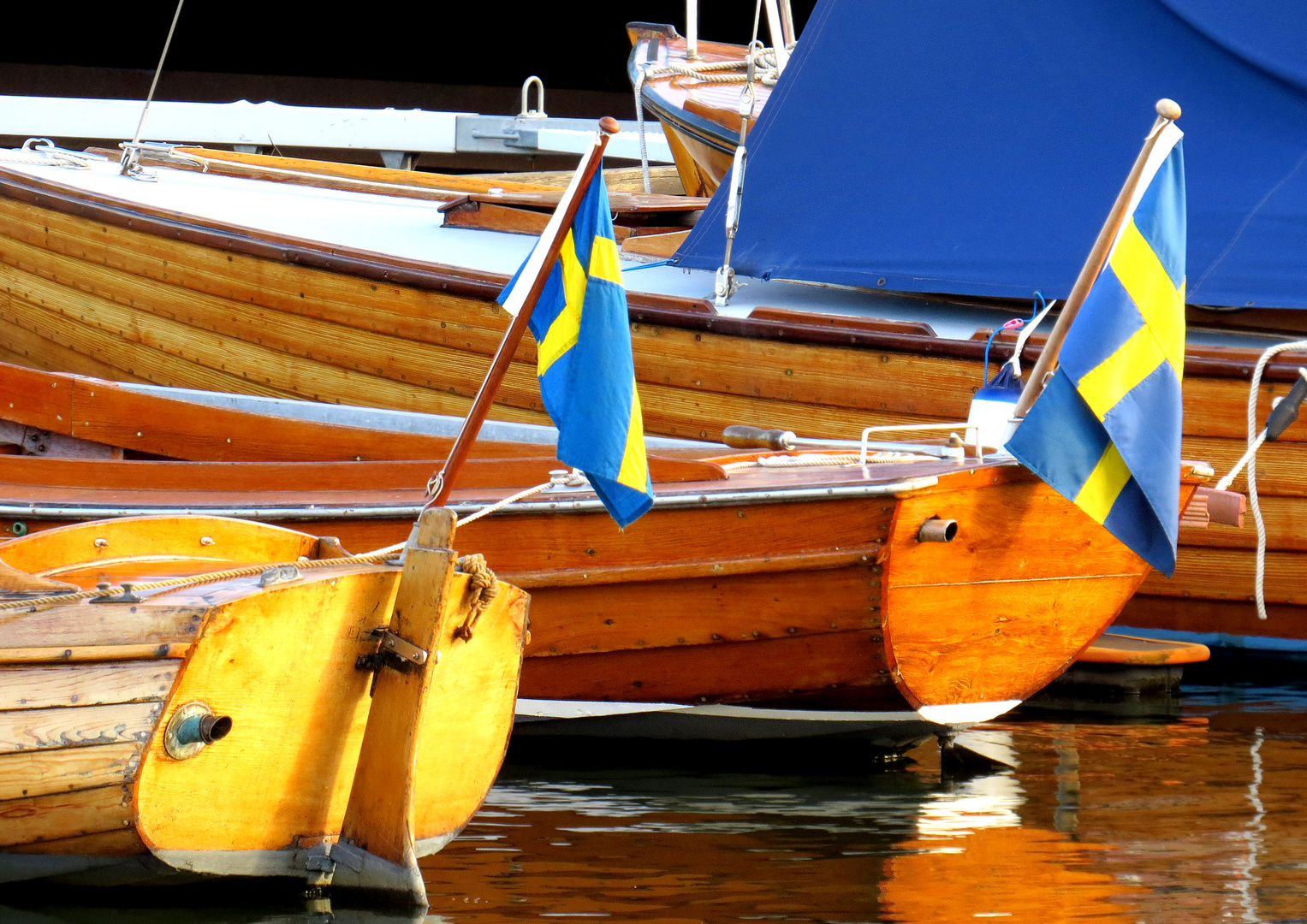 Abendsonne im Hafen von Valdemarsvik...............