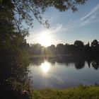 Abendsonne im Park Wiesenburg