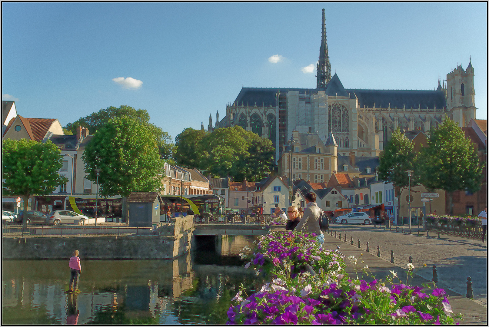 Abendsonne in Amiens...