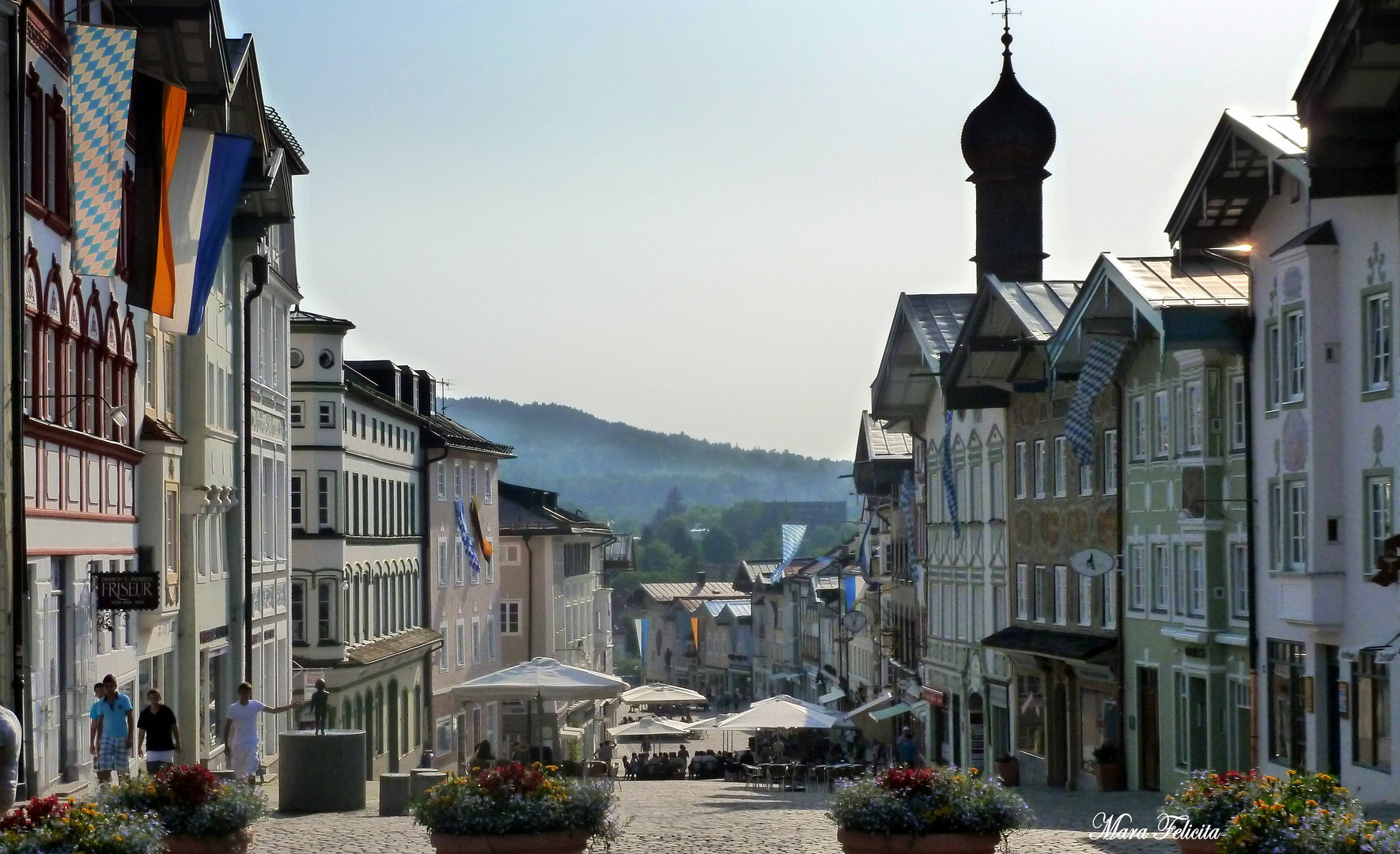 Abendsonne in Bad Tölz