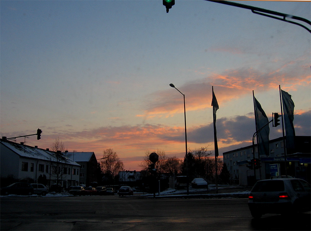 Abendsonne in Bergheim (bei Köln)