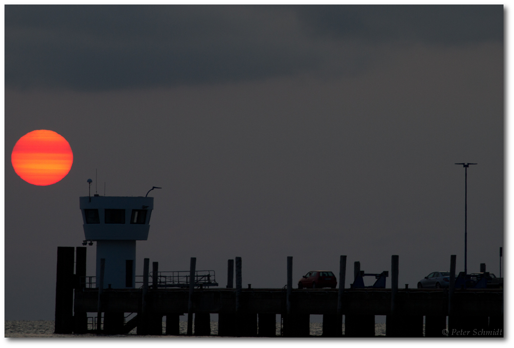 Abendsonne in Dagebüll Hafen