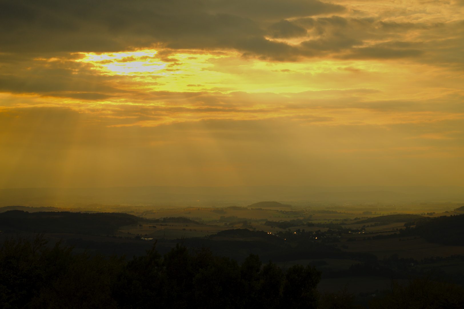 Abendsonne in der Egge