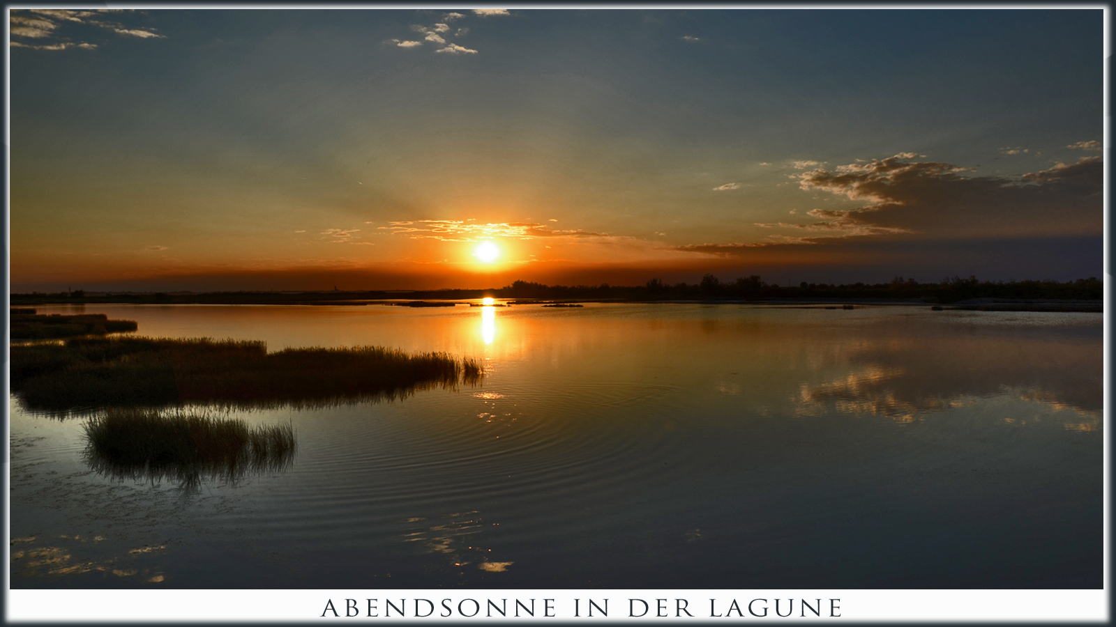 Abendsonne in der Lagune