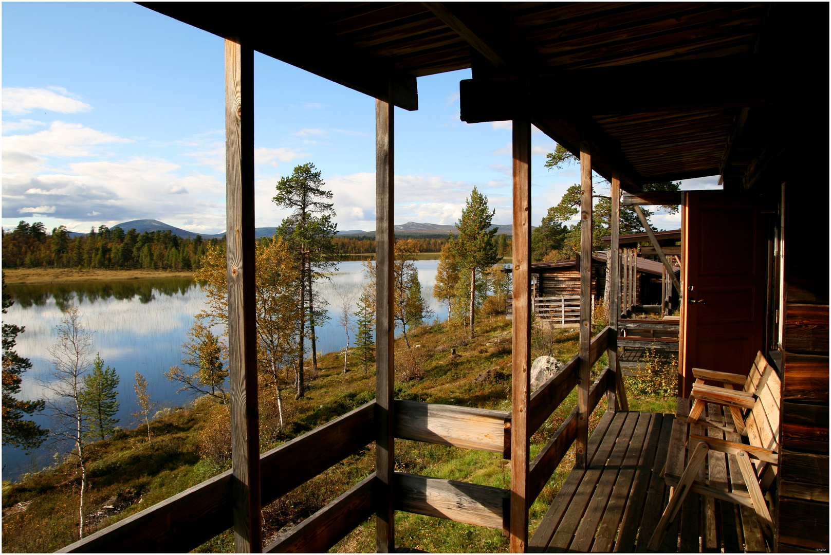 Abendsonne in Fjällvattnet