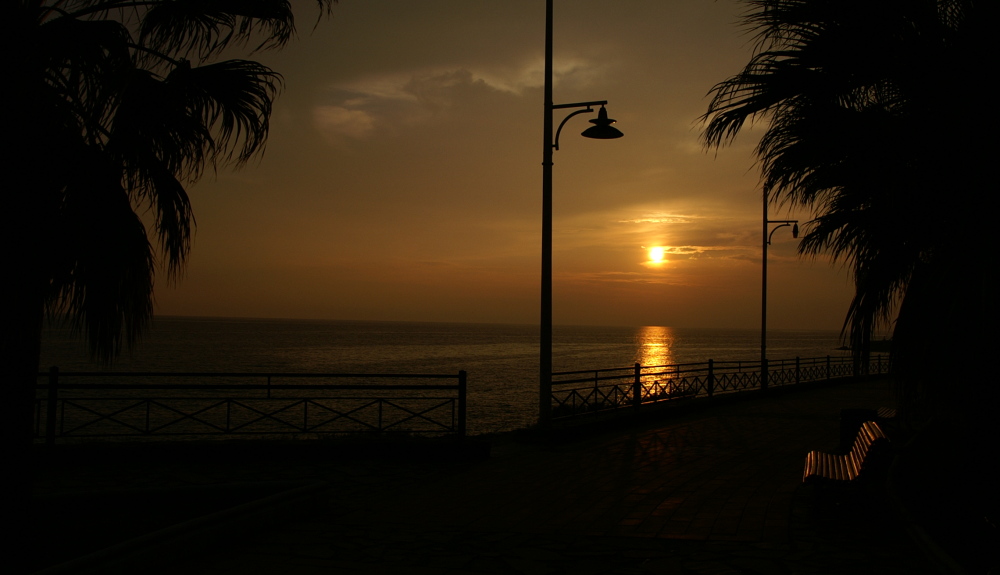 Abendsonne in Nerja