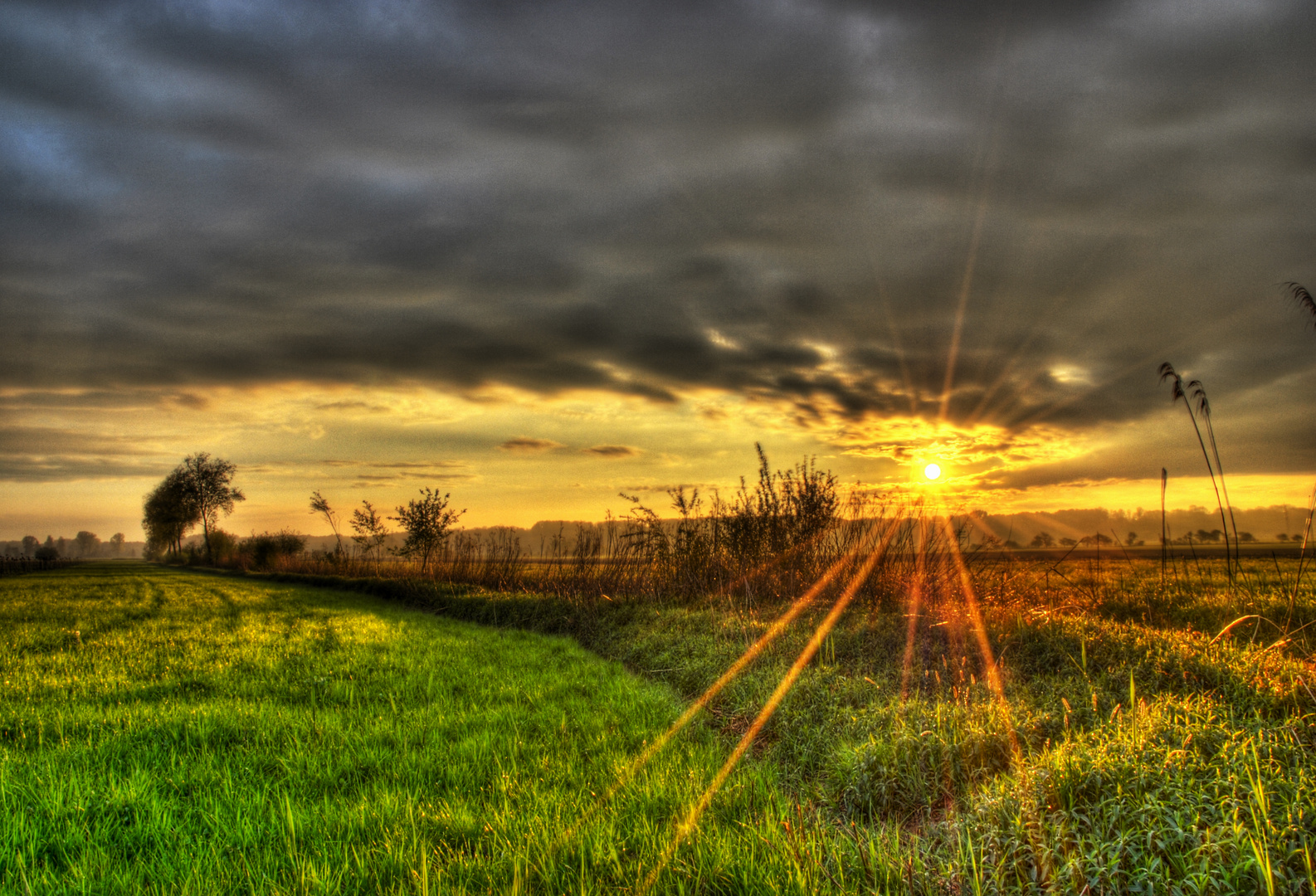 Abendsonne in Niederbayern