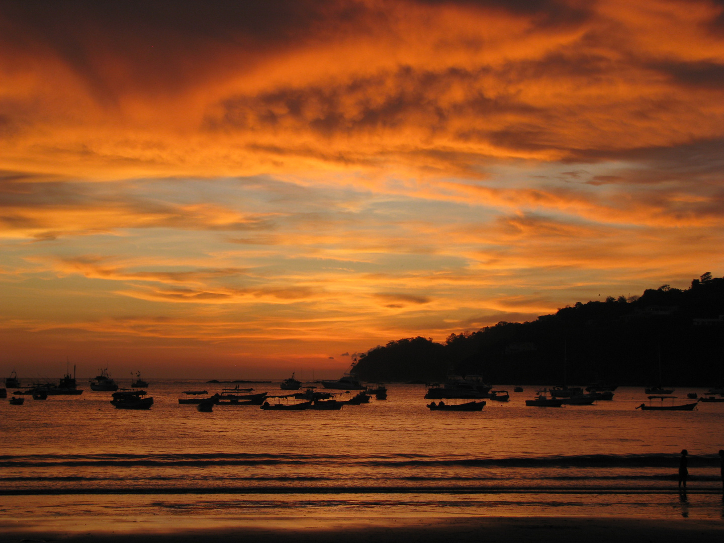 Abendsonne in San Juan del Sur