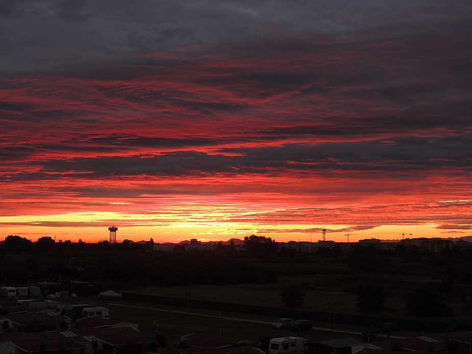 Abendsonne in Sottomarina