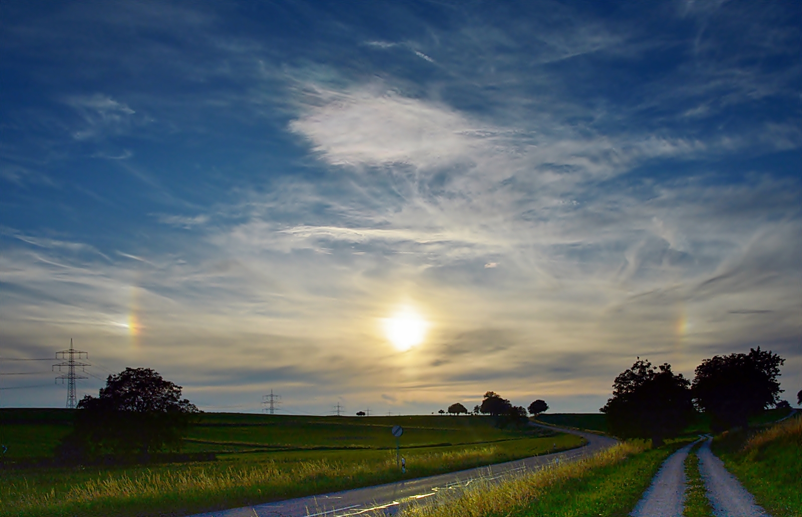 ~~~ Abendsonne mit Nebensonnen ~~~