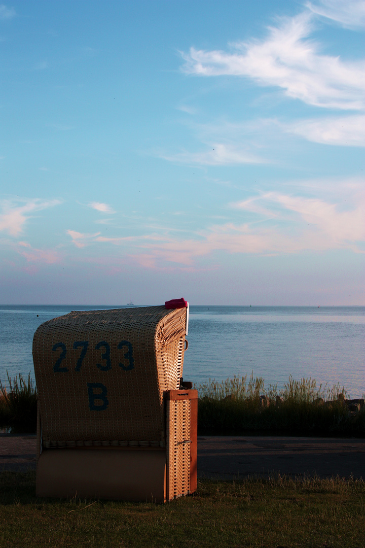 Abendsonne & Strandkorb