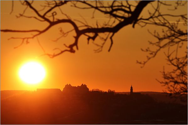 Abendsonne über Augustusburg... (2)