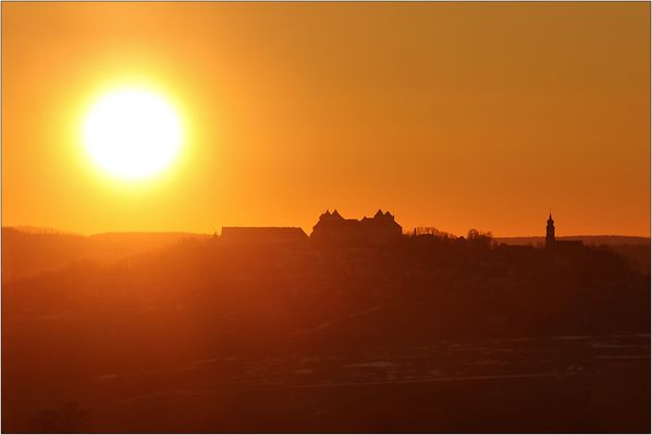Abendsonne über Augustusburg...