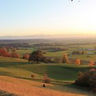 Abendsonne über den Voralpenland