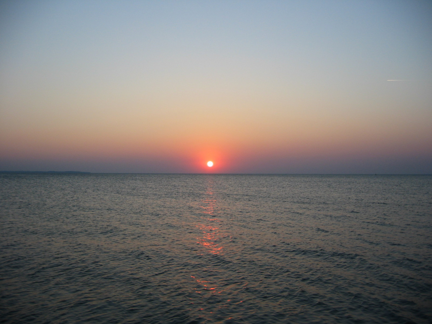 Abendsonne über der Ostsee